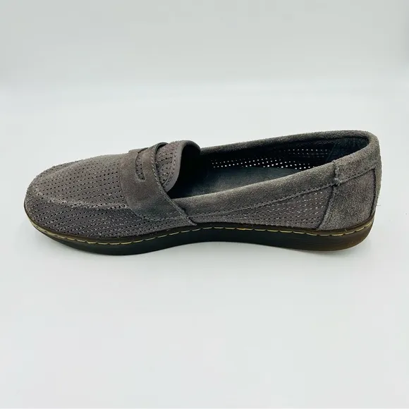 Dr Marten shoes Mark Slip on loafers penny loafer comfort shoe beige men size 12