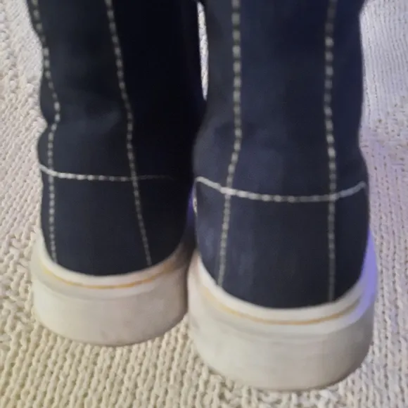 Dr. Martens Airwair Delaney Navy Lace-up Boots
