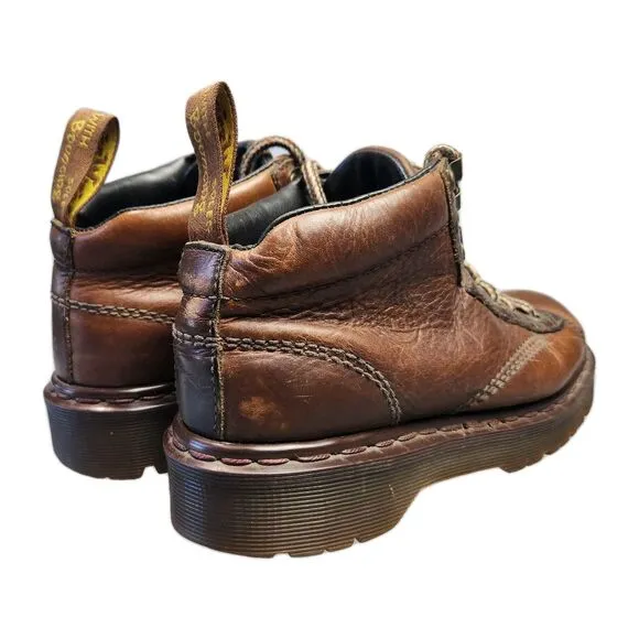 Dr Martens Boots Mens 5 8287 Air Wair Leather Boots Chunky Lug Sole Y2k Urban