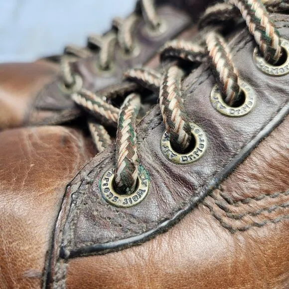 Dr Martens Boots Mens 5 8287 Air Wair Leather Boots Chunky Lug Sole Y2k Urban