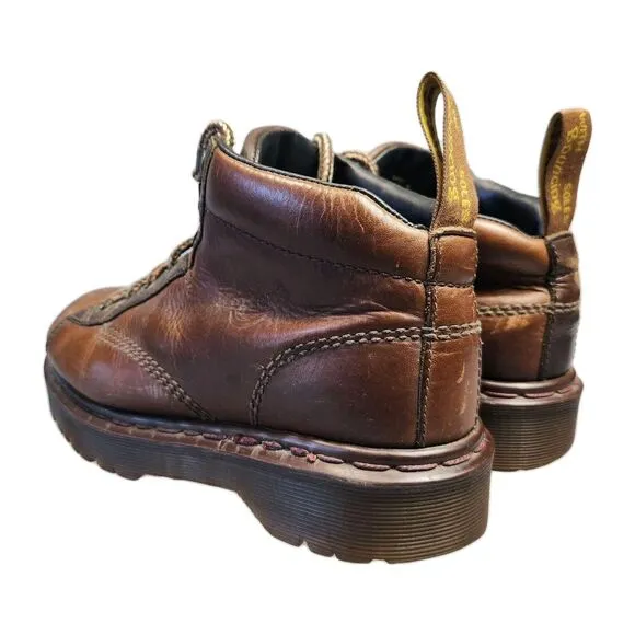 Dr Martens Boots Mens 5 8287 Air Wair Leather Boots Chunky Lug Sole Y2k Urban