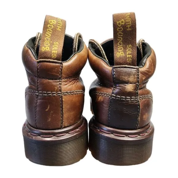 Dr Martens Boots Mens 5 8287 Air Wair Leather Boots Chunky Lug Sole Y2k Urban