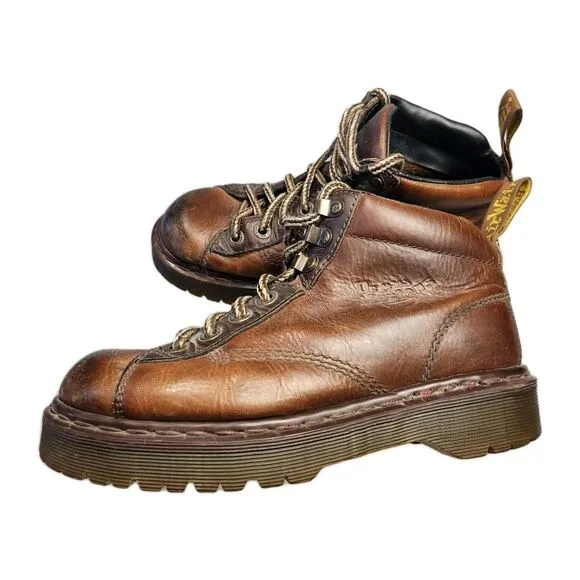 Dr Martens Boots Mens 5 8287 Air Wair Leather Boots Chunky Lug Sole Y2k Urban