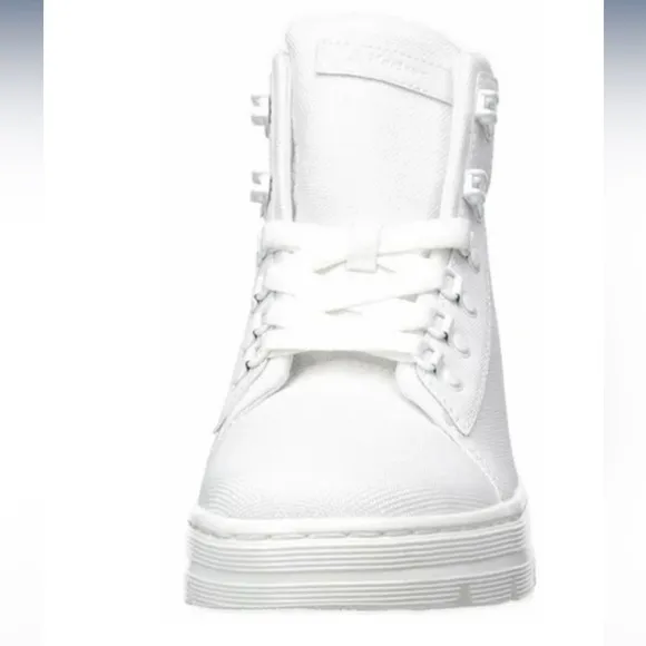 Dr. Martens Chunky Hiker Combs Boots White