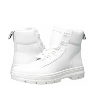 Dr. Martens Chunky Hiker Combs Boots White
