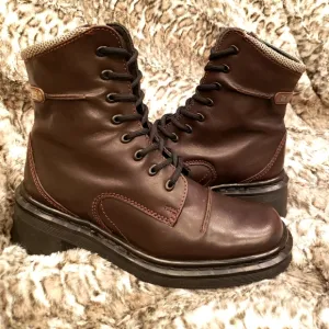 Dr. Martens DM Vintage Chunky Heeled leather Moto