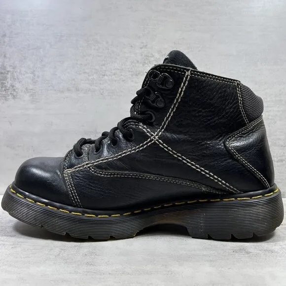 Dr Martens Leather Chunky Y2K Boots - Men's Size 9