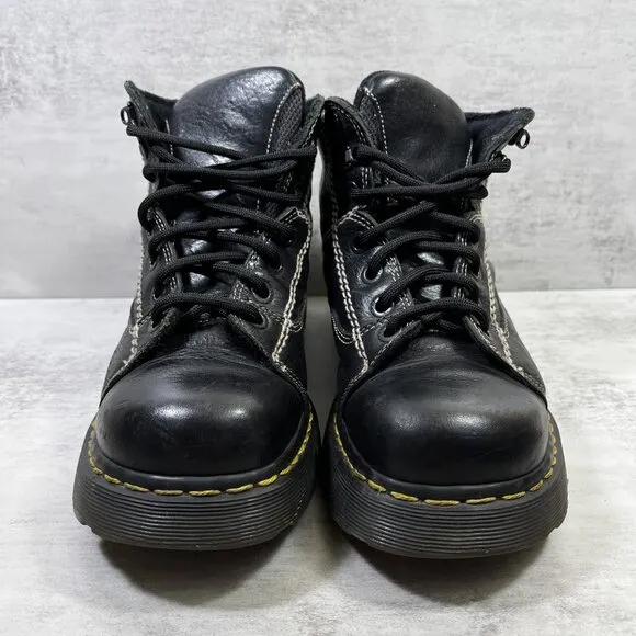 Dr Martens Leather Chunky Y2K Boots - Men's Size 9