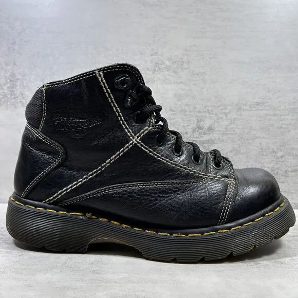 Dr Martens Leather Chunky Y2K Boots - Men's Size 9