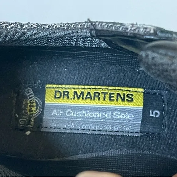 Dr Martens Mie 90s Black Oxford Platform Boots Chunky Leather Vintage England 8