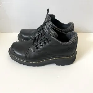 Dr Martens Mie 90s Black Oxford Platform Boots Chunky Leather Vintage England 8