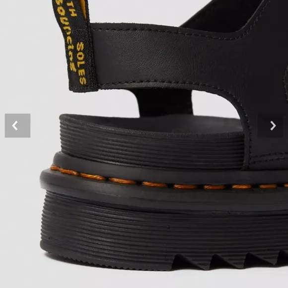 Dr. Martens Nartilla Leather Gladiator Sandals | Black | Size 5 | Great Conditio