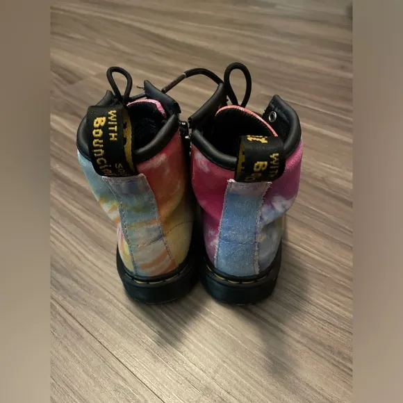 Dr. Martens Toddler 1460 Tie Dye Lace Up Boots size 9
