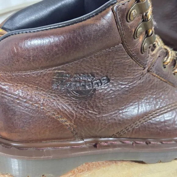 Dr. Martens Vintage 90's Chunky Brown Air Wair Lug Sole Boots Unisex  UK Size 7