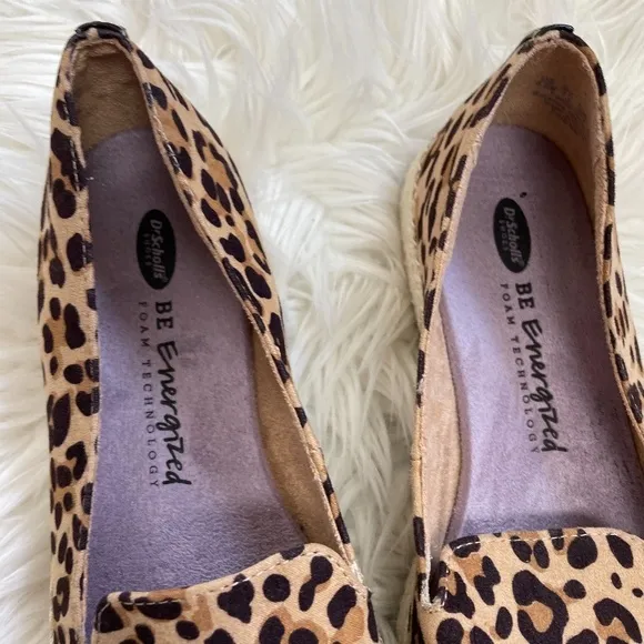 Dr Scholls Leopard Espadrilles size 9.5