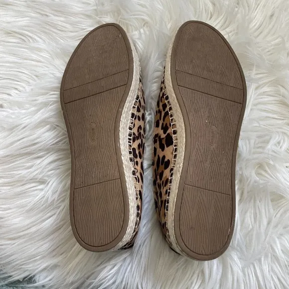 Dr Scholls Leopard Espadrilles size 9.5