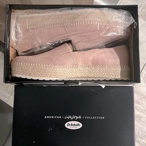 Dr. Scholl’s Sunray Espadrilles, Pink Clay Size 11 New in Box