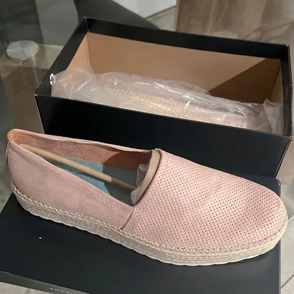 Dr. Scholl’s Sunray Espadrilles, Pink Clay Size 11 New in Box