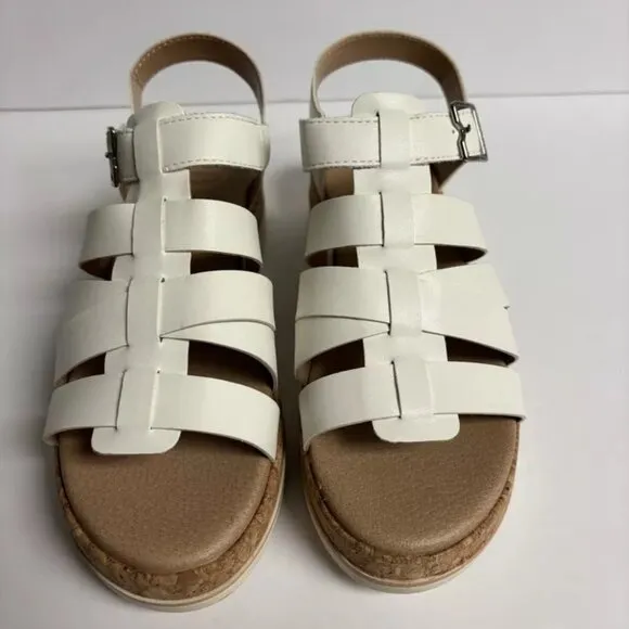 Dr. Scholl’s Women’s Only You, White Slingback Sandals, Size 9 M