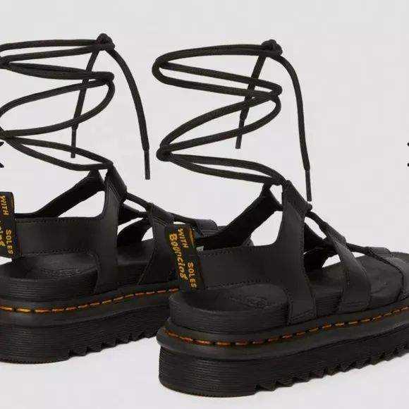 Dr.Martens Nartilla Women's Leather Gladiator Women's Sandals size10 New