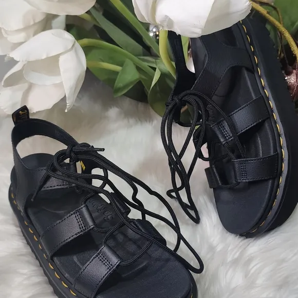 Dr.Martens Nartilla Women's Leather Gladiator Women's Sandals size10 New