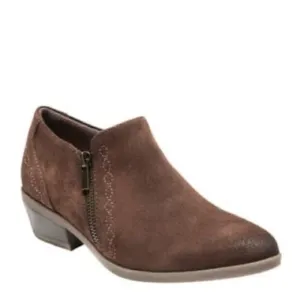 Earth Origins Brown Suede Booties