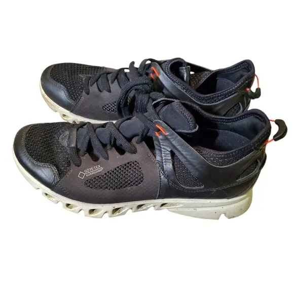 ECCO LOW GTXs Tex Multi-Vent Gor-Tex Waterproof Women's Sneakers Black Sz 40