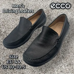 ECCO Men's Black Driving Loafers