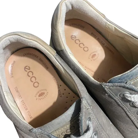 Ecco soft 7 gray low top lace up sneakers Euro 40 US Men's 6/6.5 Womens 9/9.5