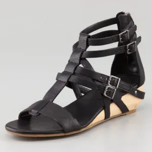 Eileen Fisher Echo leather gladiator sandals