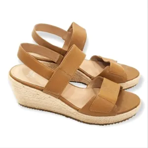 Eileen Fisher velcro strap platform espadrilles size 10