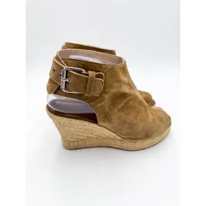 Elyse Walker Los Angeles &quot;Lesley&quot; Wedge Espadrilles Size 38.5