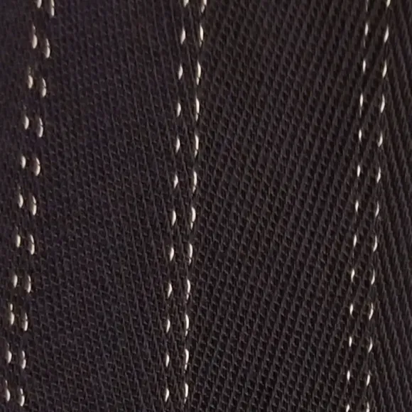 Emanuel Ungaro Paris parallèle Wool-Blend Pinstripe Midi Skirt, Navy, NWOT