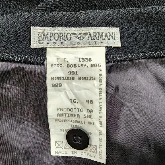 Emporia Armani Italian Asymmetrical Skirt | Women's 46 (XL)