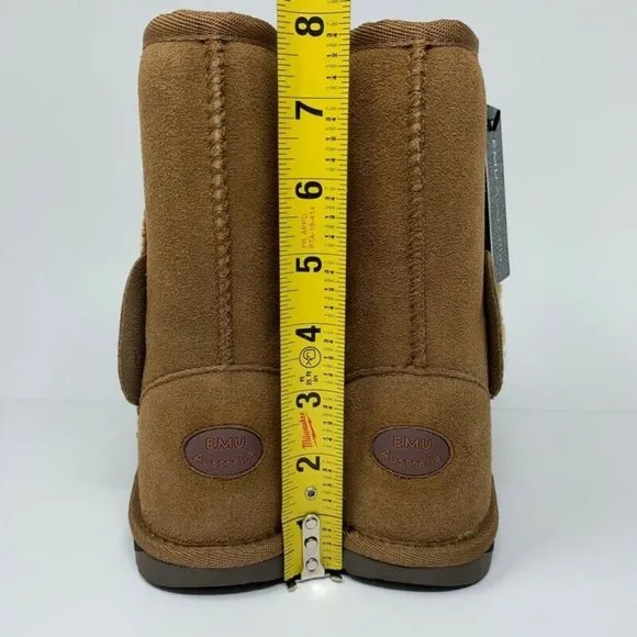 EMU Australia Unisex Kids Leo Lion Boots Brown New