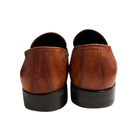 Ermenegildo Zegna Men’s Dark Brown Penny Loafers Men’s Size 8D $990