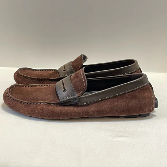 ERMENEGILDO ZEGNA suede driving loafers