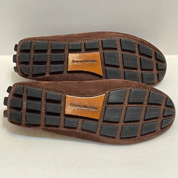 ERMENEGILDO ZEGNA suede driving loafers