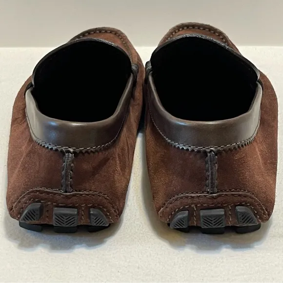 ERMENEGILDO ZEGNA suede driving loafers