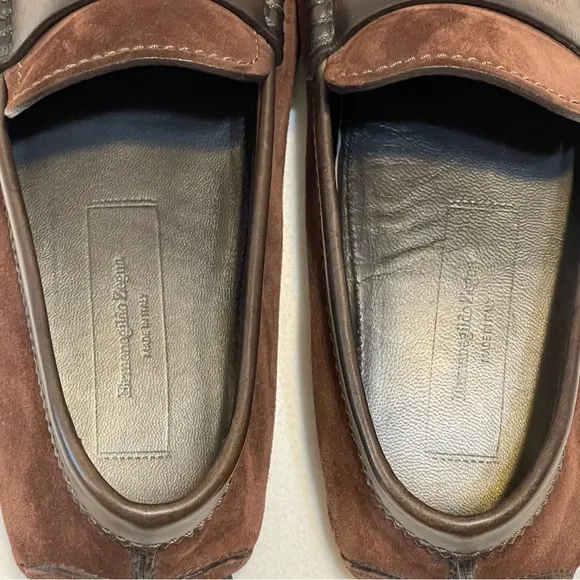 ERMENEGILDO ZEGNA suede driving loafers