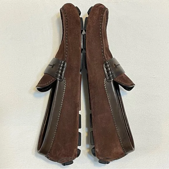 ERMENEGILDO ZEGNA suede driving loafers
