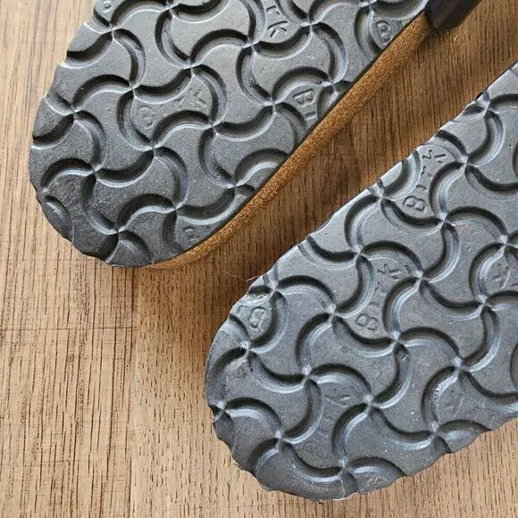 EUC BIRKENSTOCK BLUE DOUBLE STRAPS WOMENS SANDALS SIZE 39 8 - 8.5