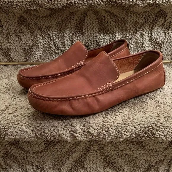 EUC Men's Cole Haan Somerset Venetian Saddle Brown Mocs Moccasins Loafers 11 M