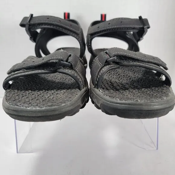 Everest Womens 10 Black Hiking Sandals Walking Rugged Ankle Strap Gorpcore