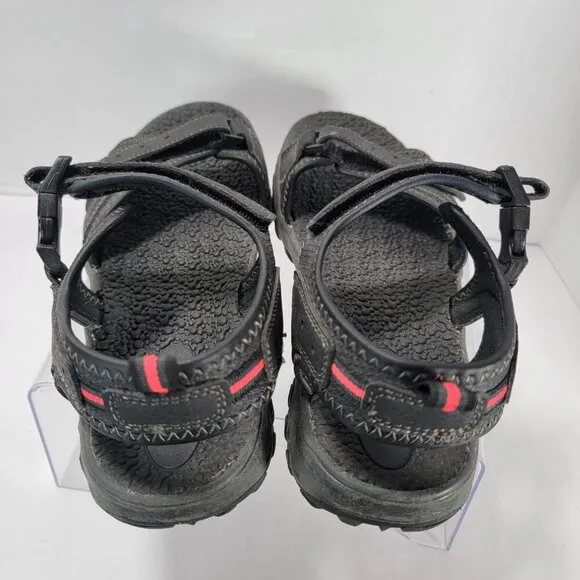 Everest Womens 10 Black Hiking Sandals Walking Rugged Ankle Strap Gorpcore