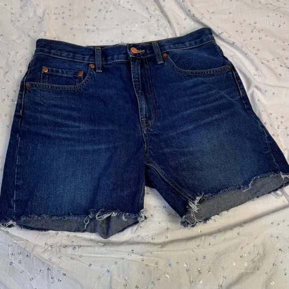 Everlane The Denim Short | Size 28 | Organic Cotton | Dark Wash