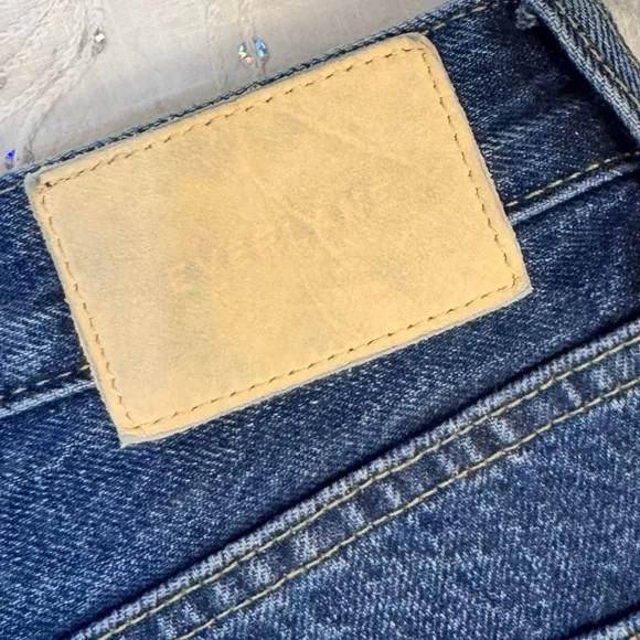 Everlane The Denim Short | Size 28 | Organic Cotton | Dark Wash