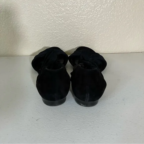 FENDI Black Tulle Mesh Open Toe Sandals size EU 38 US 8