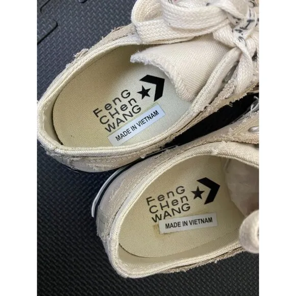 Feng Chen Wang X Converse All Star Chuck 70 Low Top Brown Sneakers Women Size 8