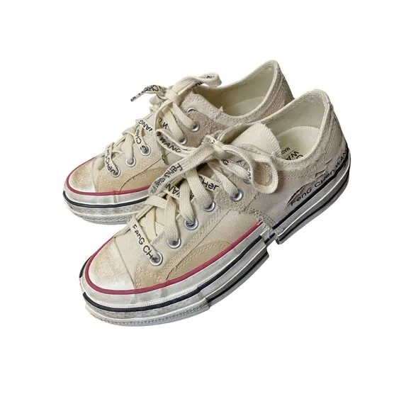 Feng Chen Wang X Converse All Star Chuck 70 Low Top Brown Sneakers Women Size 8